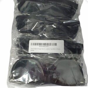 Plastic black toy gift sun glasses set 12 party supply